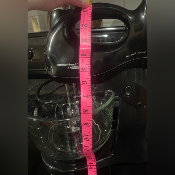 Hamilton Beach Black 6 Speed Burst Stand Mixer - Picture 9 of 10